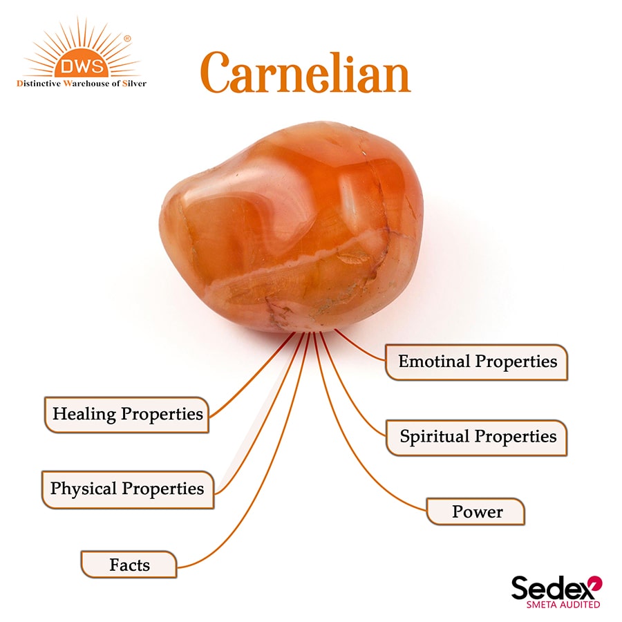 Carnelian Stone: Meaning, Healing Properties, Power, Facts, Color, Uses and More